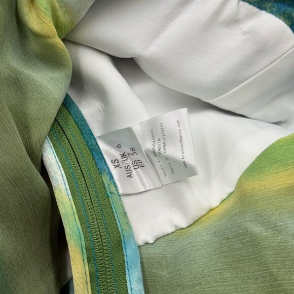 🆕 BRONX & BANCO 🧿 NWOT Bedouin Coastal Mini Dress, Blue Multi - Sz XS US 2 - Picture 16 of 16